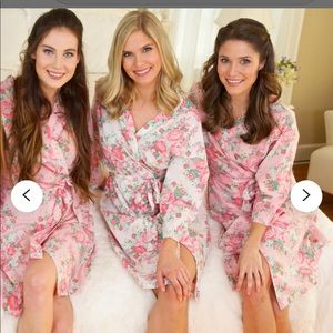 Floral robes - perfect for bridal party!